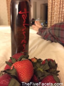 Dessert Wine & Strawberries in Atlantic City