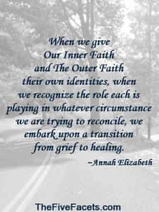 Our Inner Faith & The Outer Faith Recognition Quote
