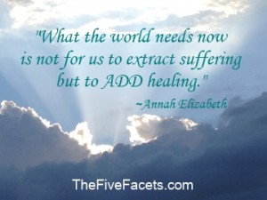 What the World Needs Now Add Healing Quote