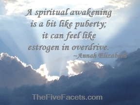 Annah Elizabeth Spiritual Awakening is Like Puberty Quote