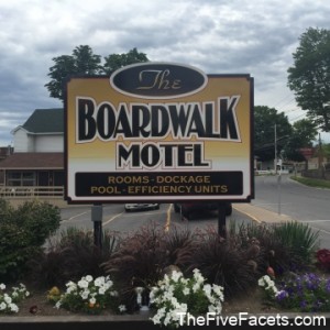The Boardwalk Motel Sign Alexandria Bay