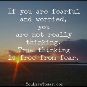 You Live Today's Inspirational Pic on Fear